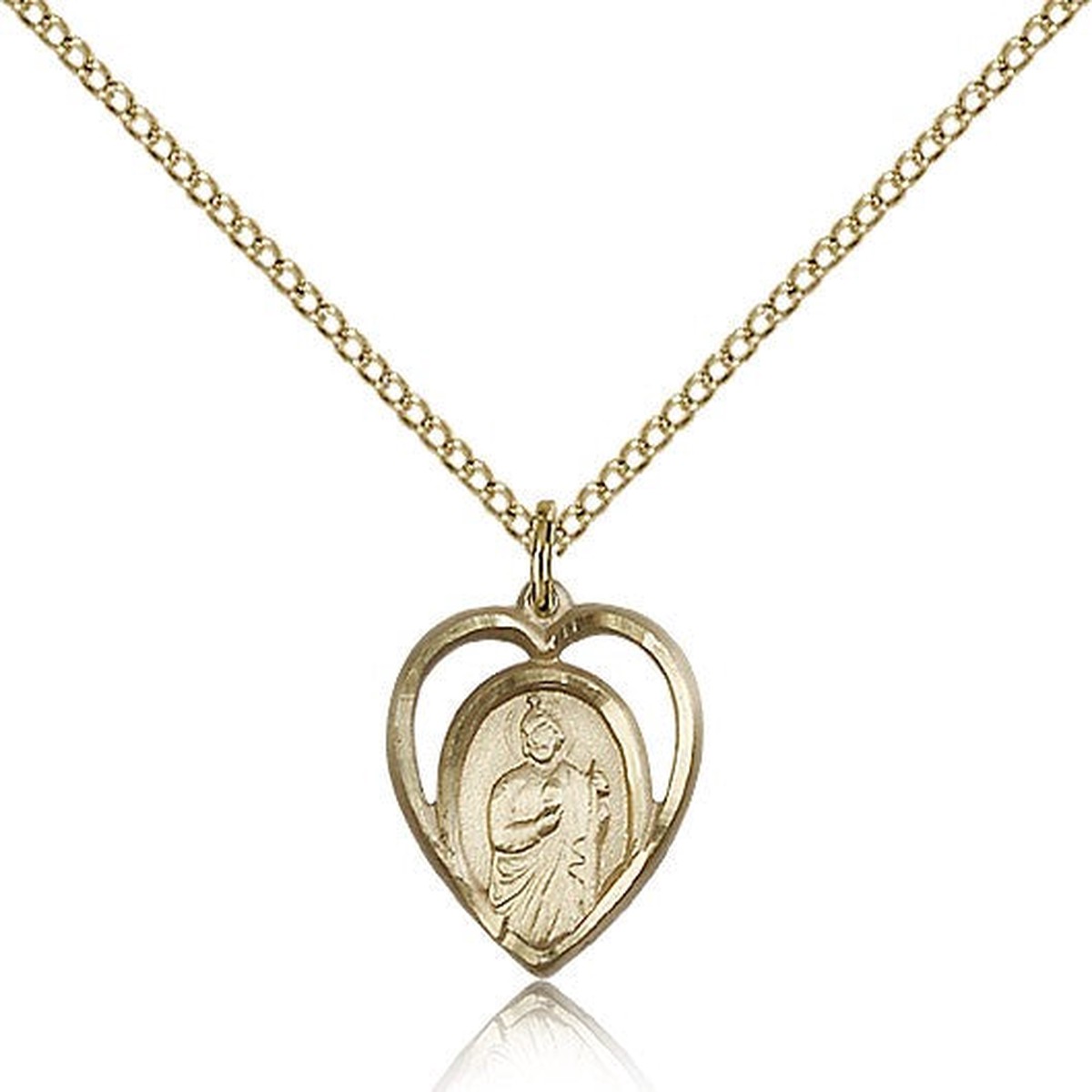 St. Jude Medal, Gold Filled