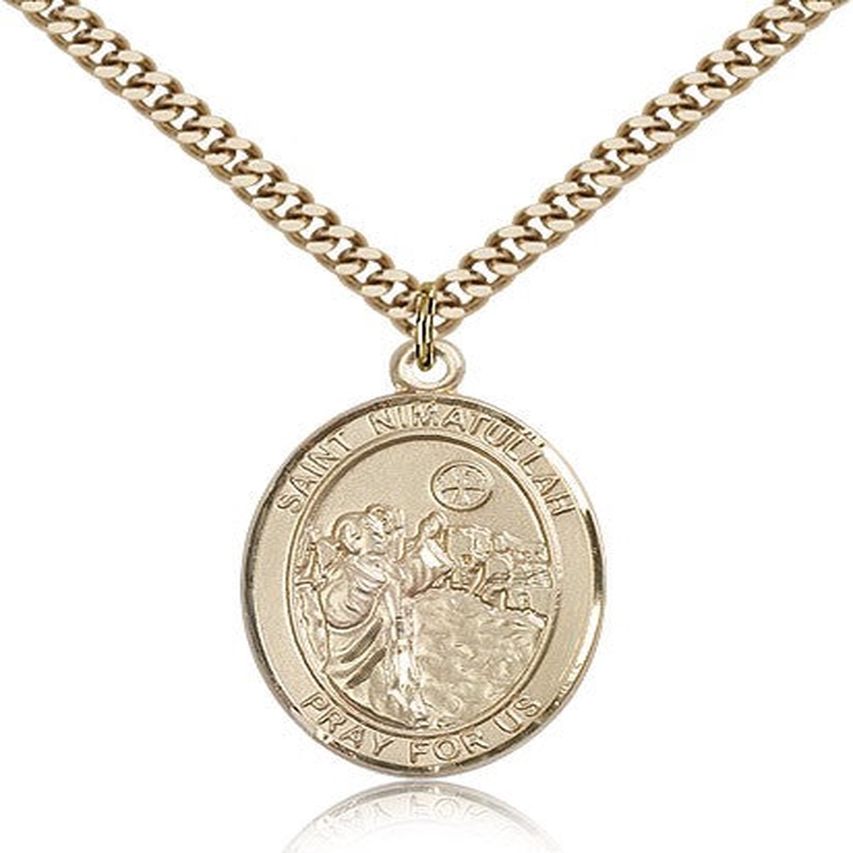 St. Nimatullah Medal, Gold Filled, Large