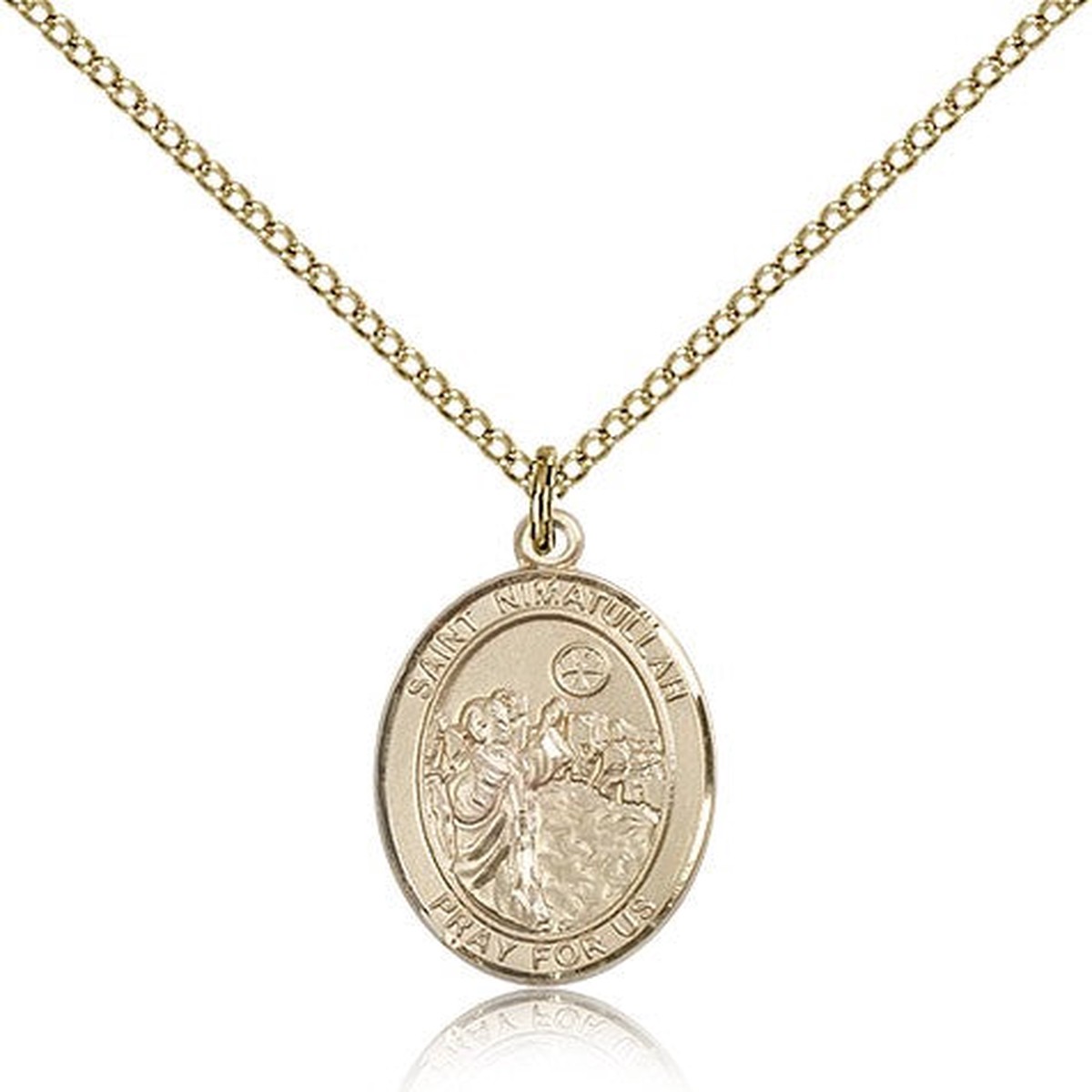 St. Nimatullah Medal, Gold Filled, Medium