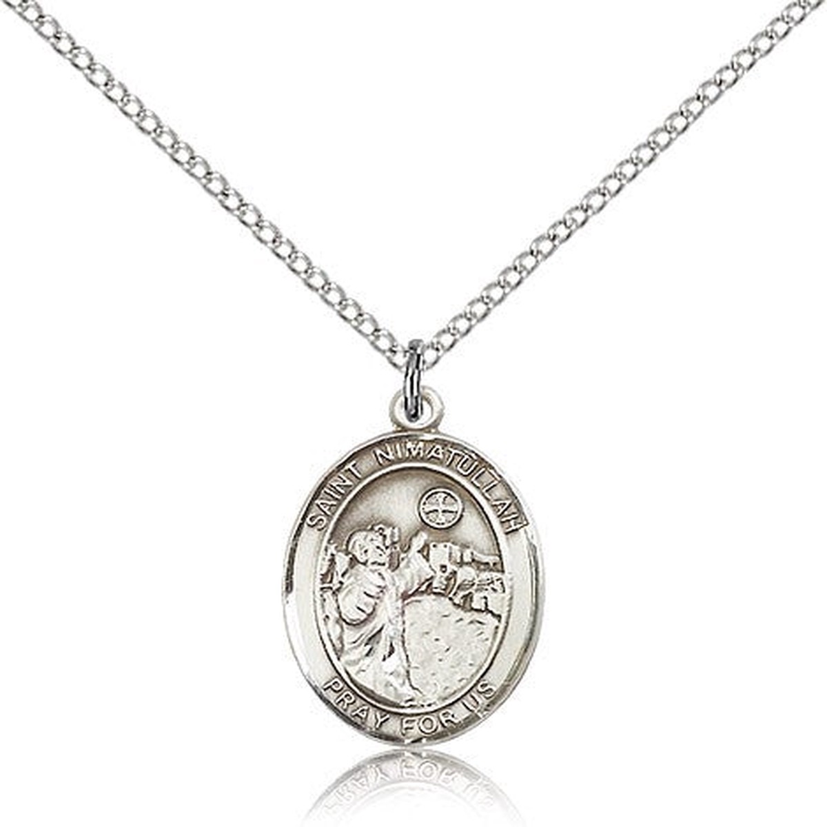 St. Nimatullah Medal, Sterling Silver, Medium