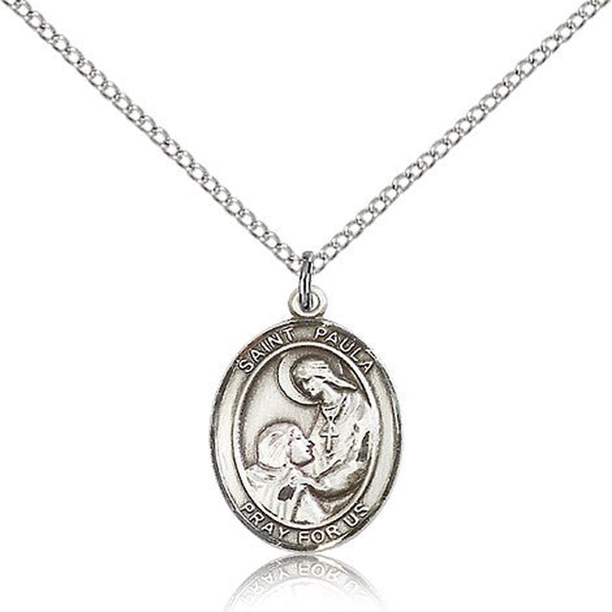St. Paula Medal, Sterling Silver, Medium