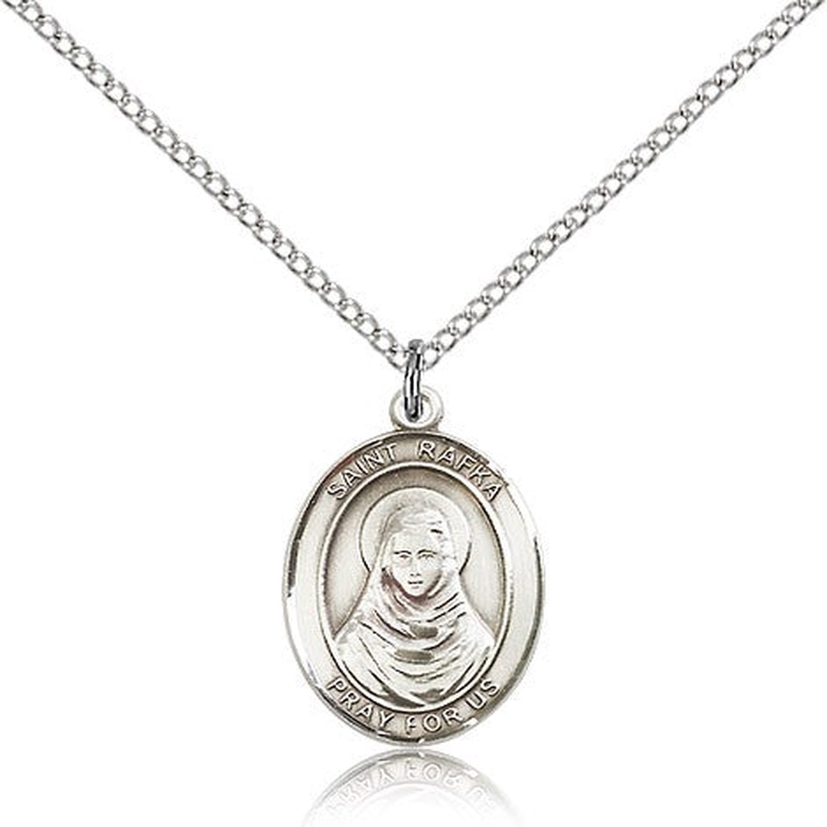 St. Rafta Medal, Sterling Silver, Medium