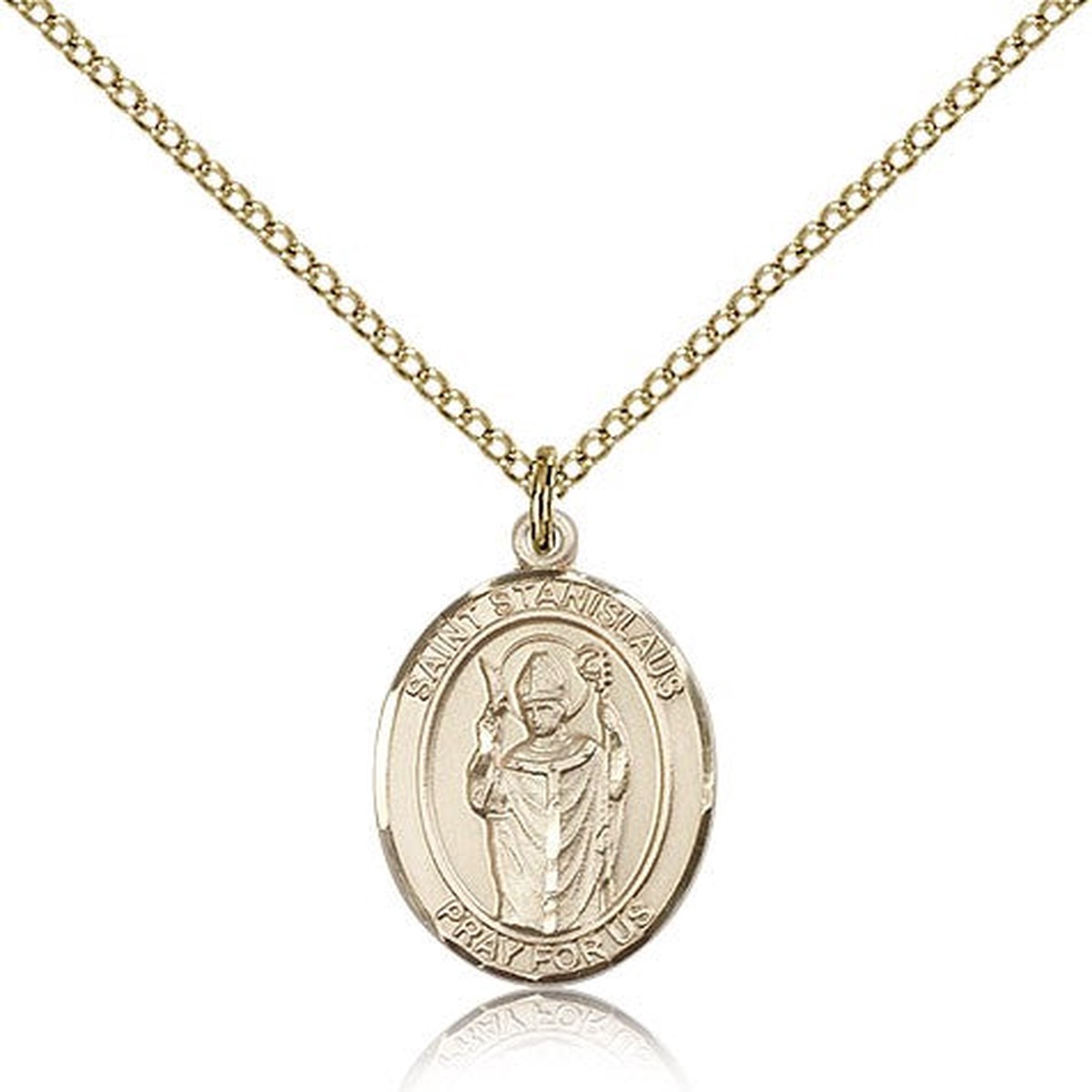 St. Stanislaus Medal, Gold Filled, Medium
