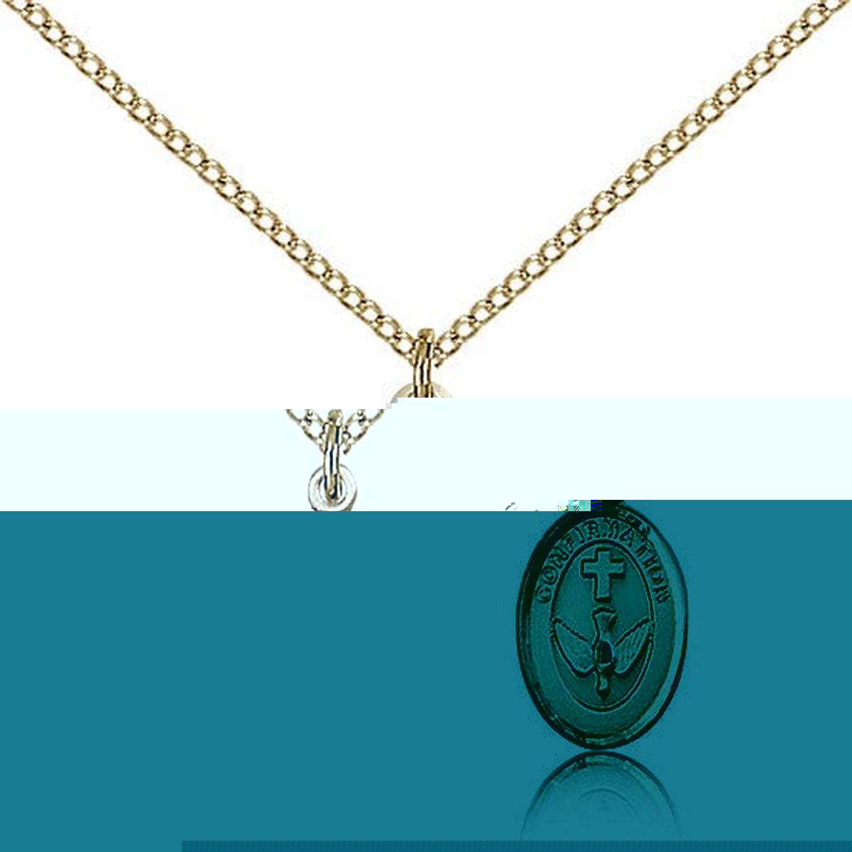 Confirmation Medal, Gold Filled