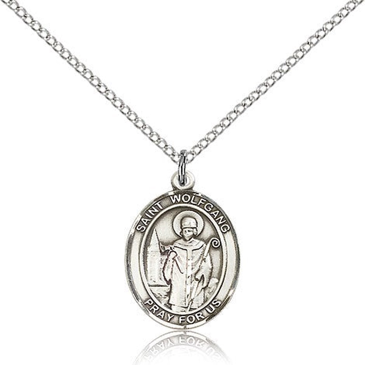 St. Wolfgang Medal, Sterling Silver, Medium