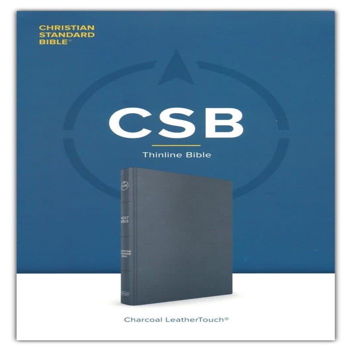 CSB Thinline Bible (Charcoal LeatherTouch)