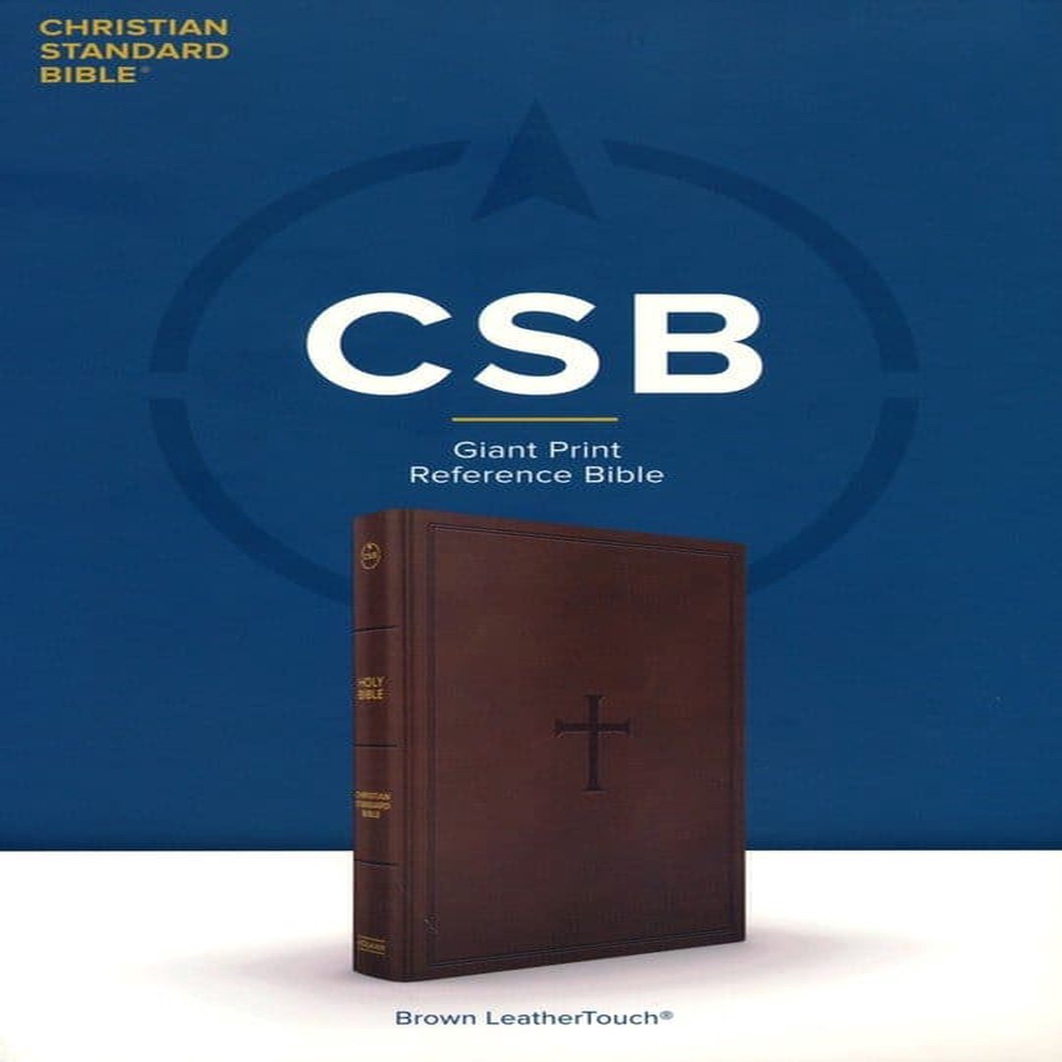 CSB Giant Print Reference Bible (Brown LeatherTouch)