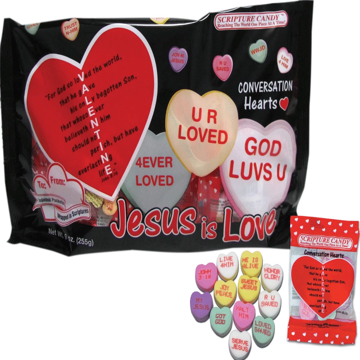 Valentine Conversation Hearts (17 PC)
