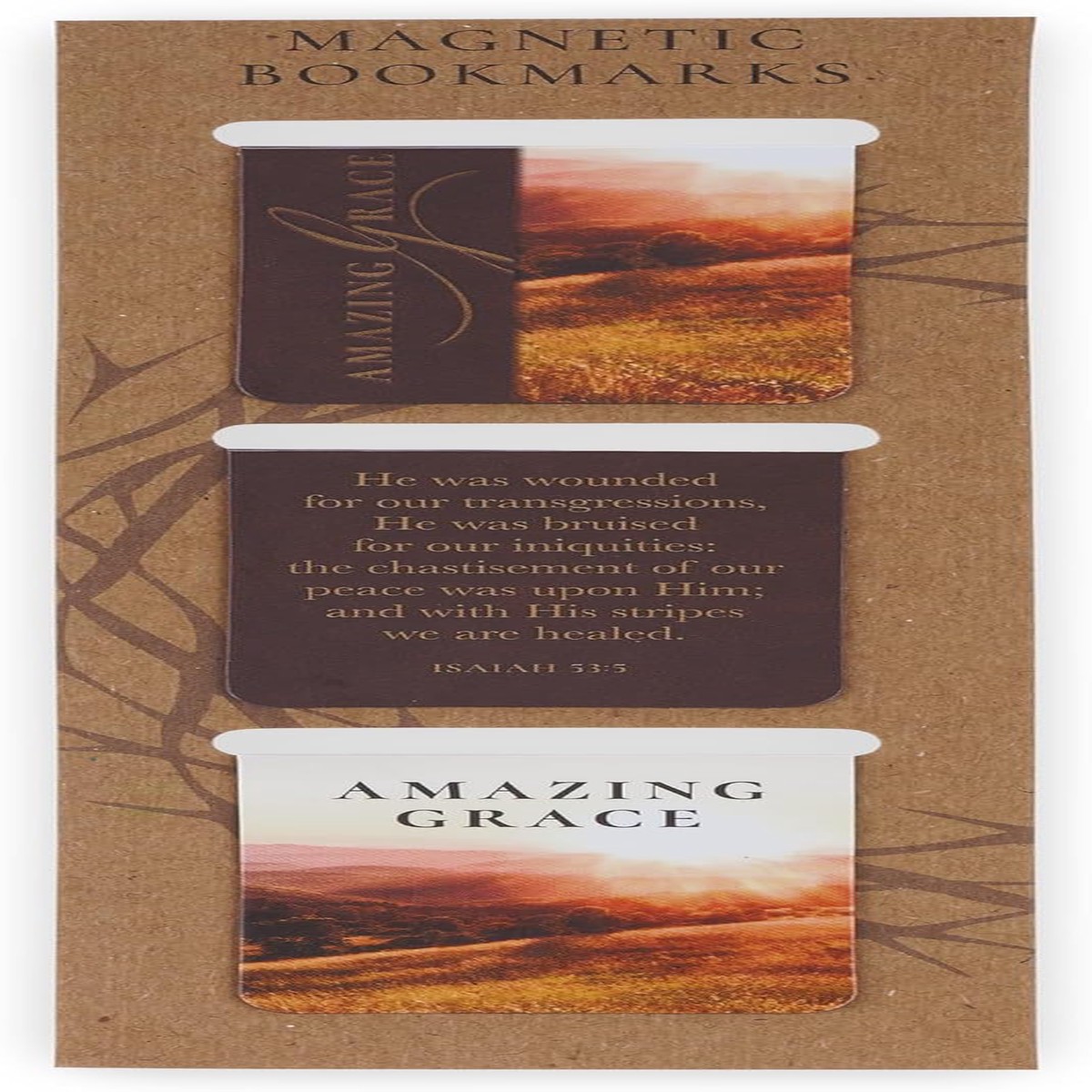 Magnetic Bookmark Set: Amazing Grace
