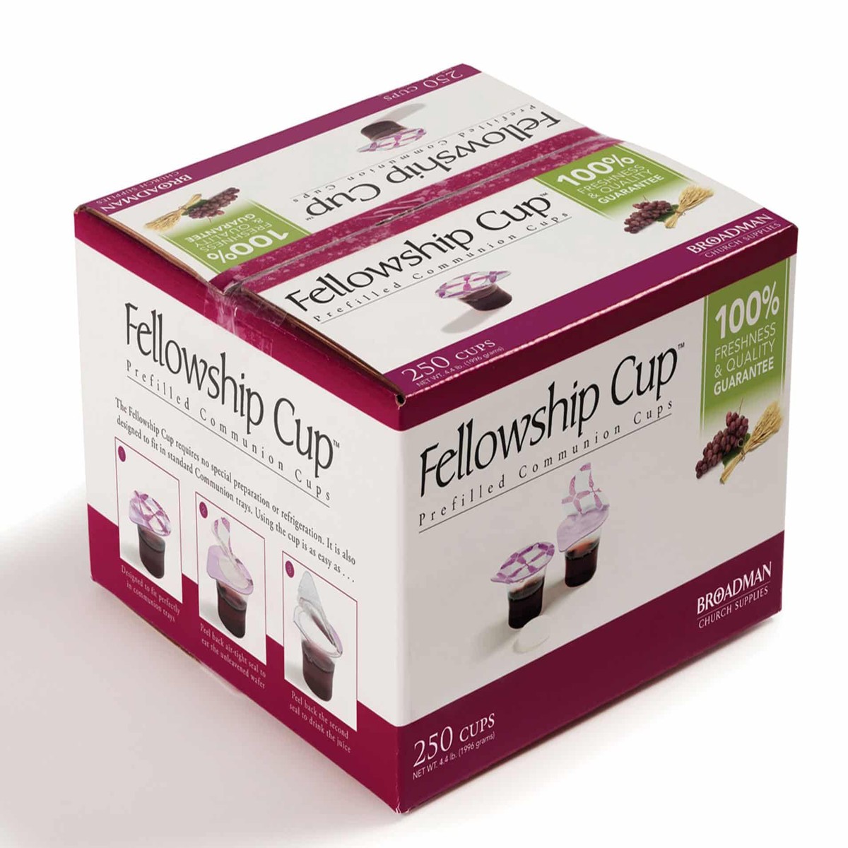 Fellowship Cup Prefilled Communion Cups (250 Count)