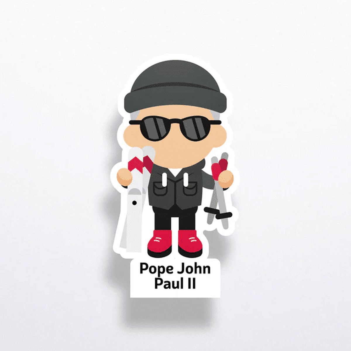 (Special Edition) Saint John Paul II Sticker - Tiny Saints