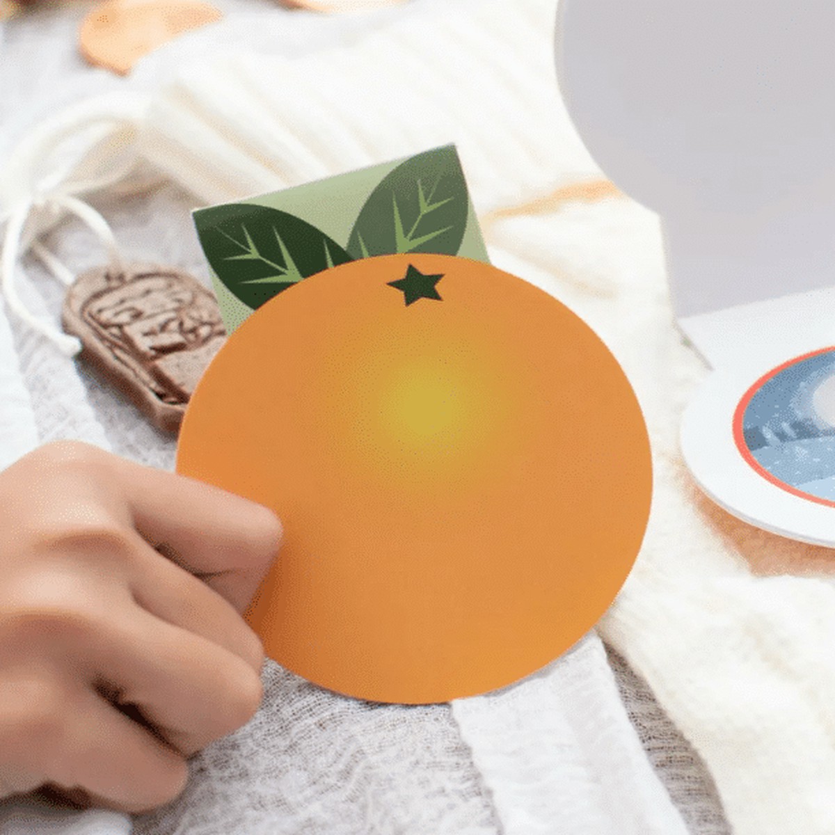 Saint Nicholas Day Orange Sticker Book