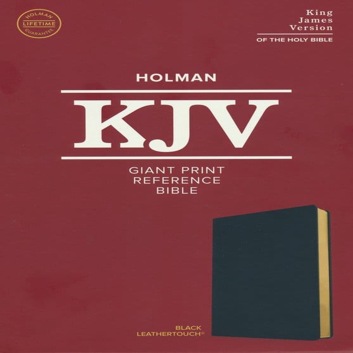 KJV Giant Print Reference Bible (Black LeatherTouch)