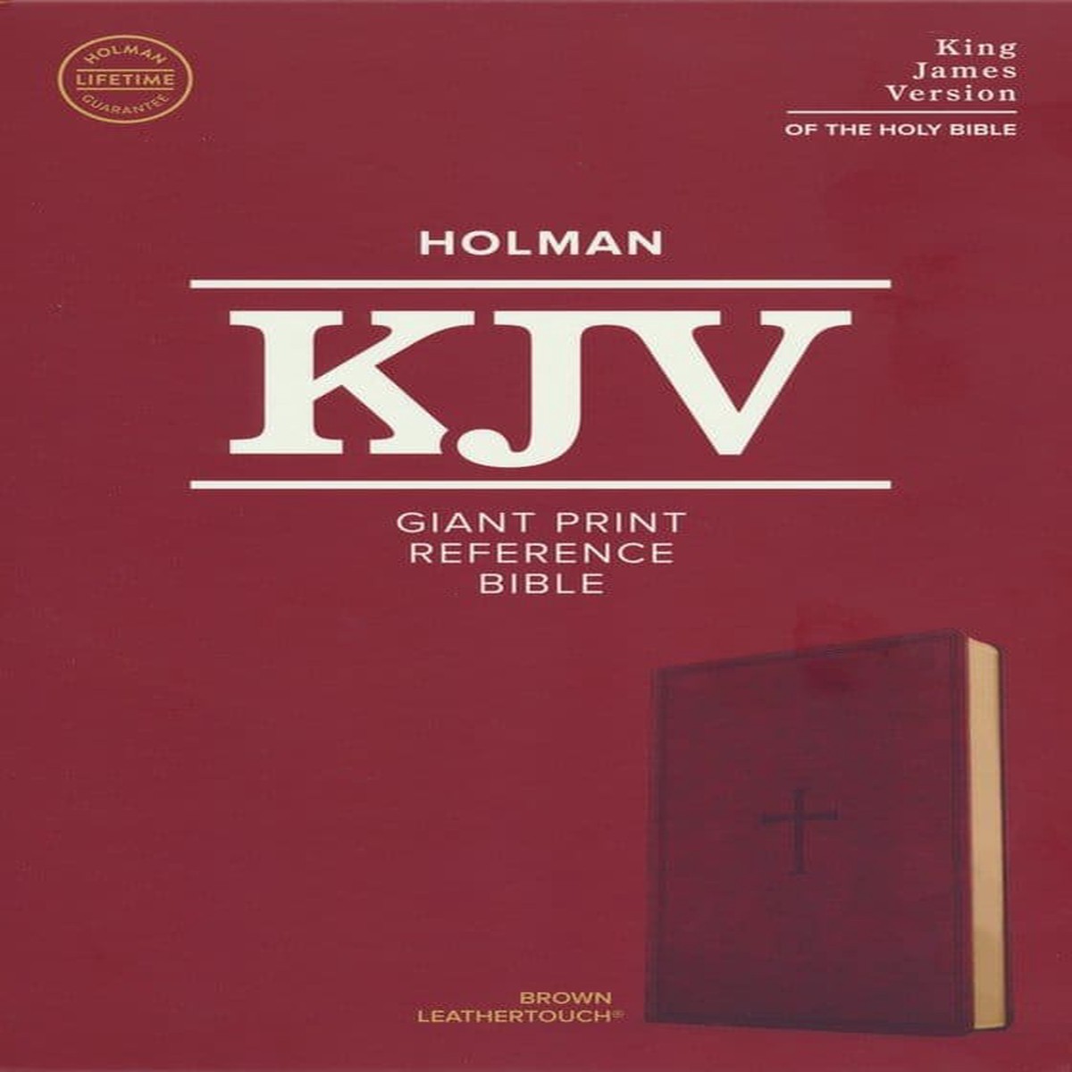 KJV Giant Print Reference Bible (Brown LeatherTouch)