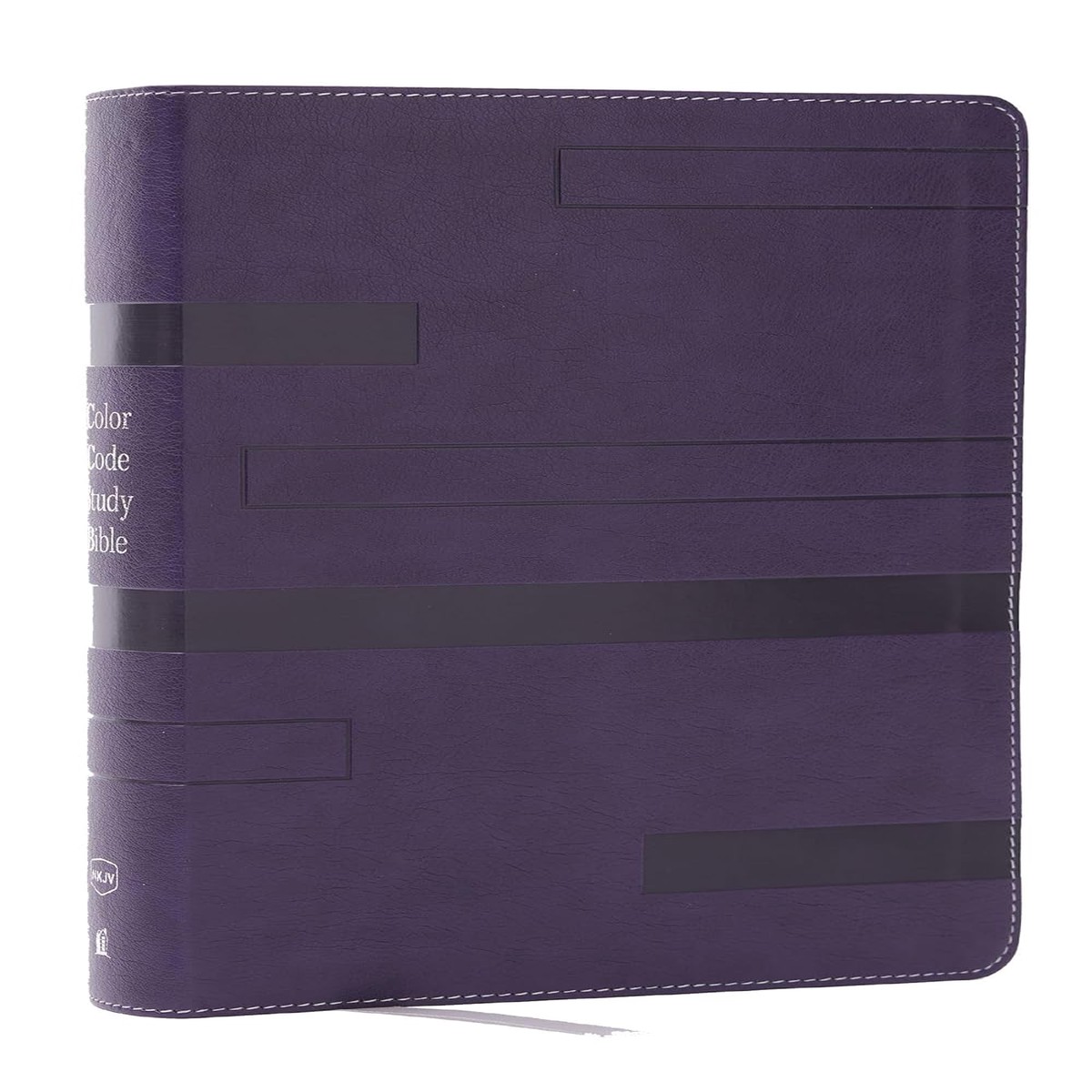 NKJV Color Code Study Bible (Purple Leathersoft)