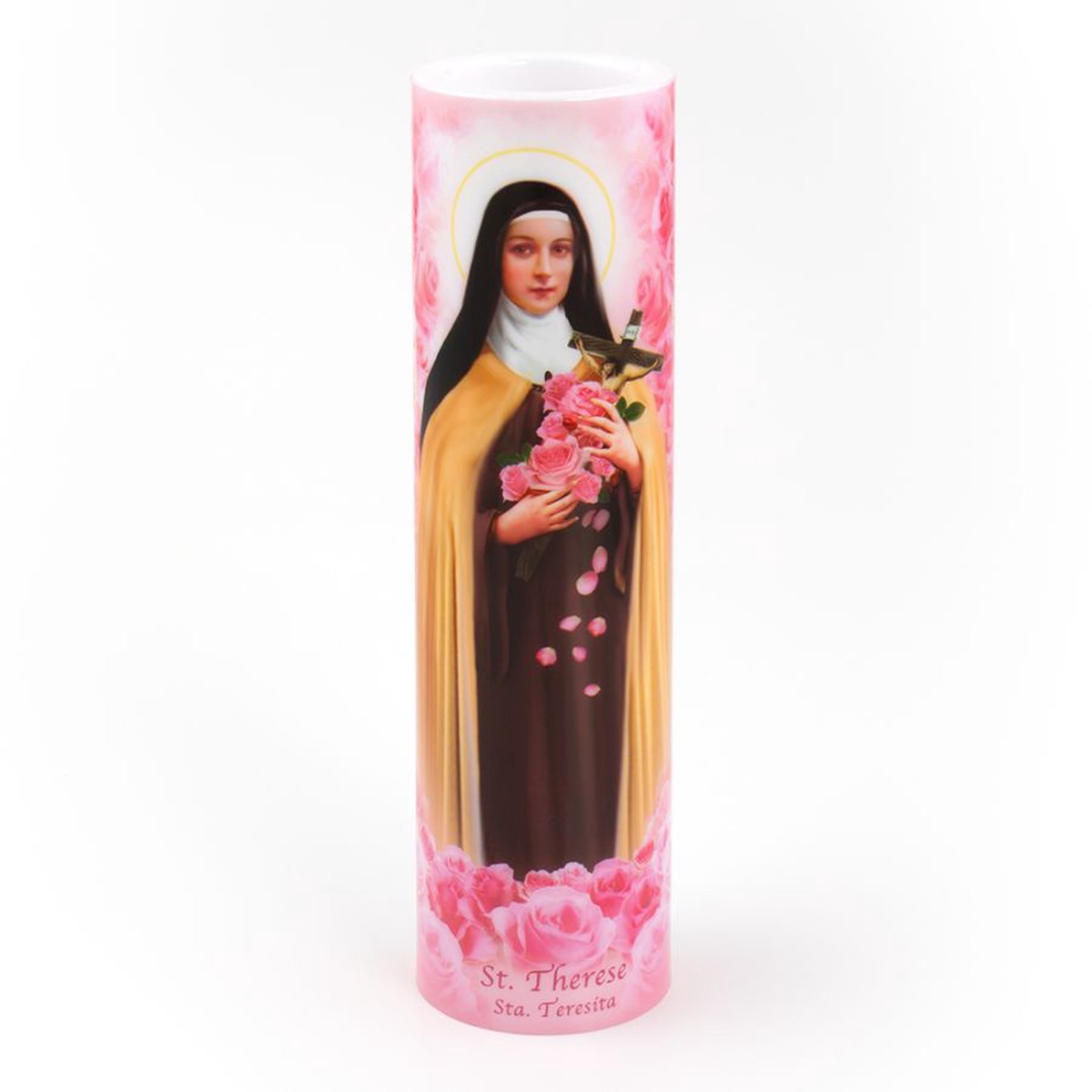 LED Candle: Saint Therese