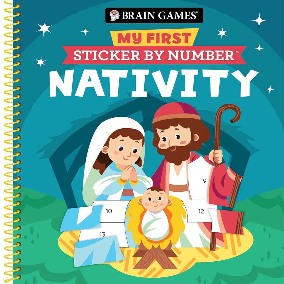 My First Sticker by Number: Nativity