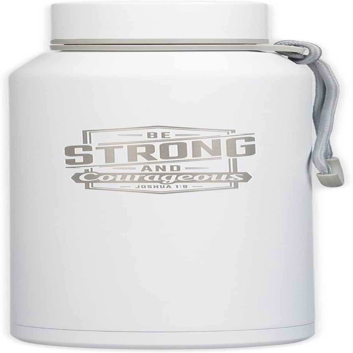 Water Bottle: Be Strong & Courageous (Stainless)
