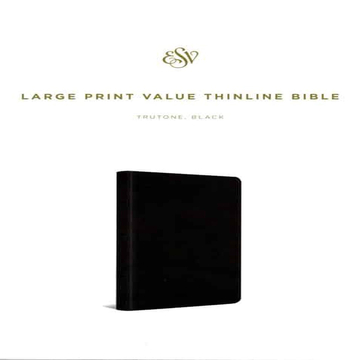 ESV Large Print Value Thinline Bible (TruTone, Black)