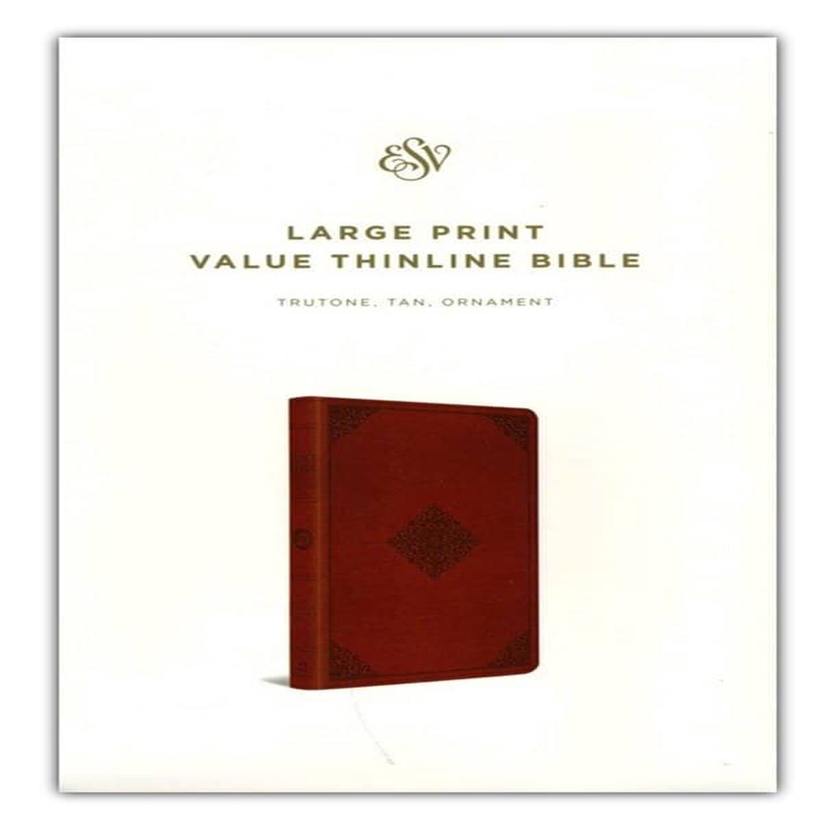 ESV Large Print Value Thinline Bible (TruTone, Tan)