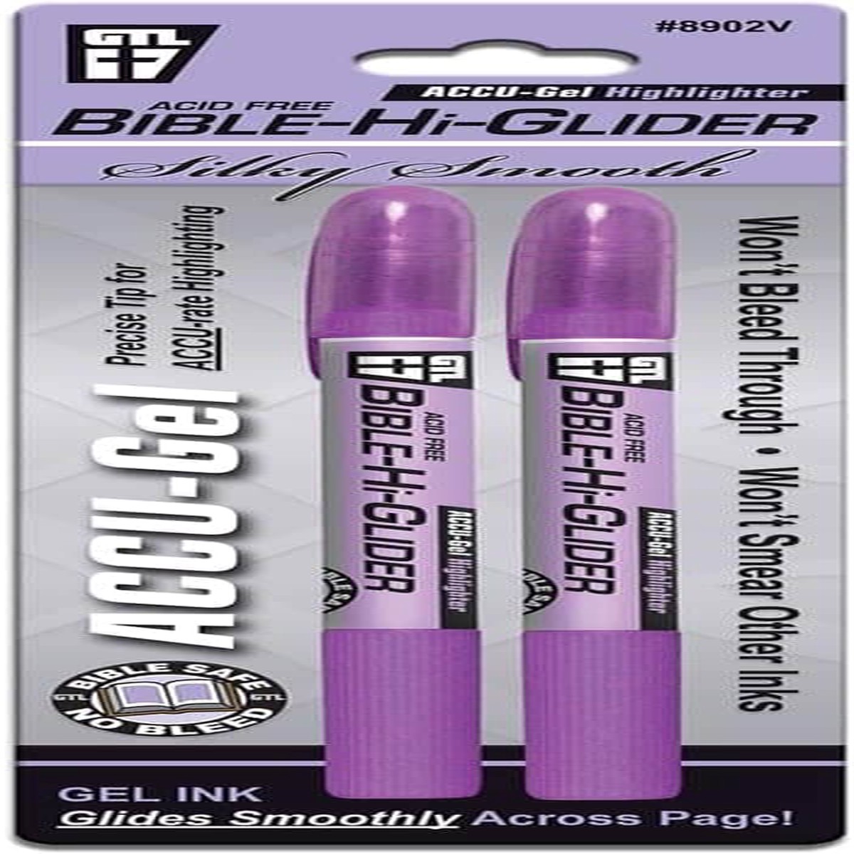 Highlighter: Accu-Gel (Violet, 2 Pack)