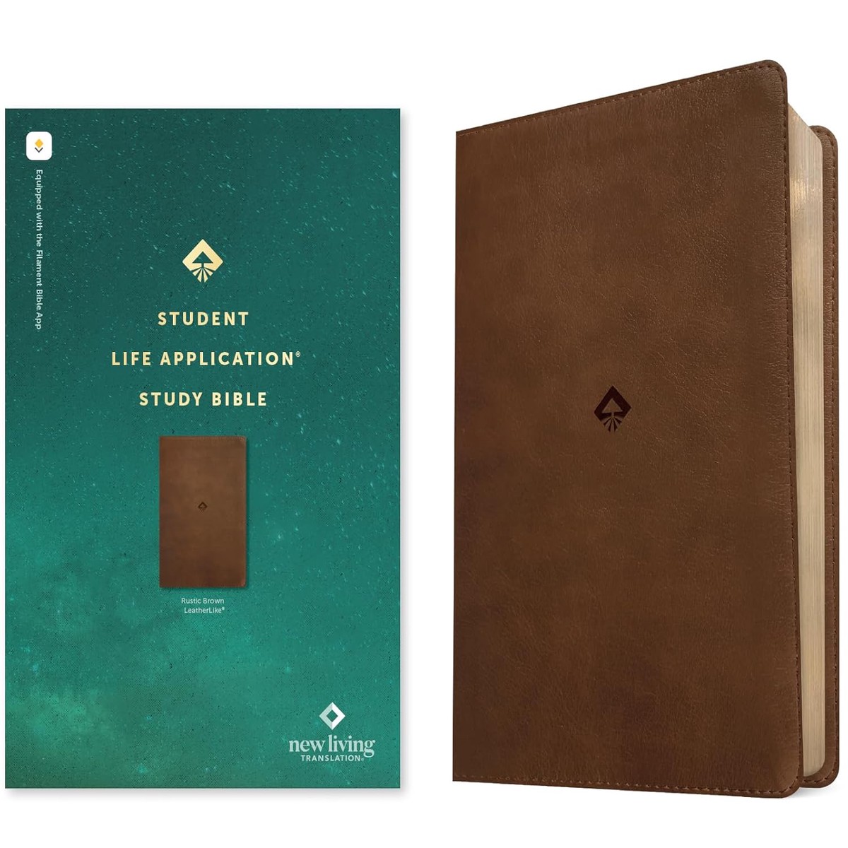 NLT Student Life Application Filament Enabled Study Bible (Rustic Brown)