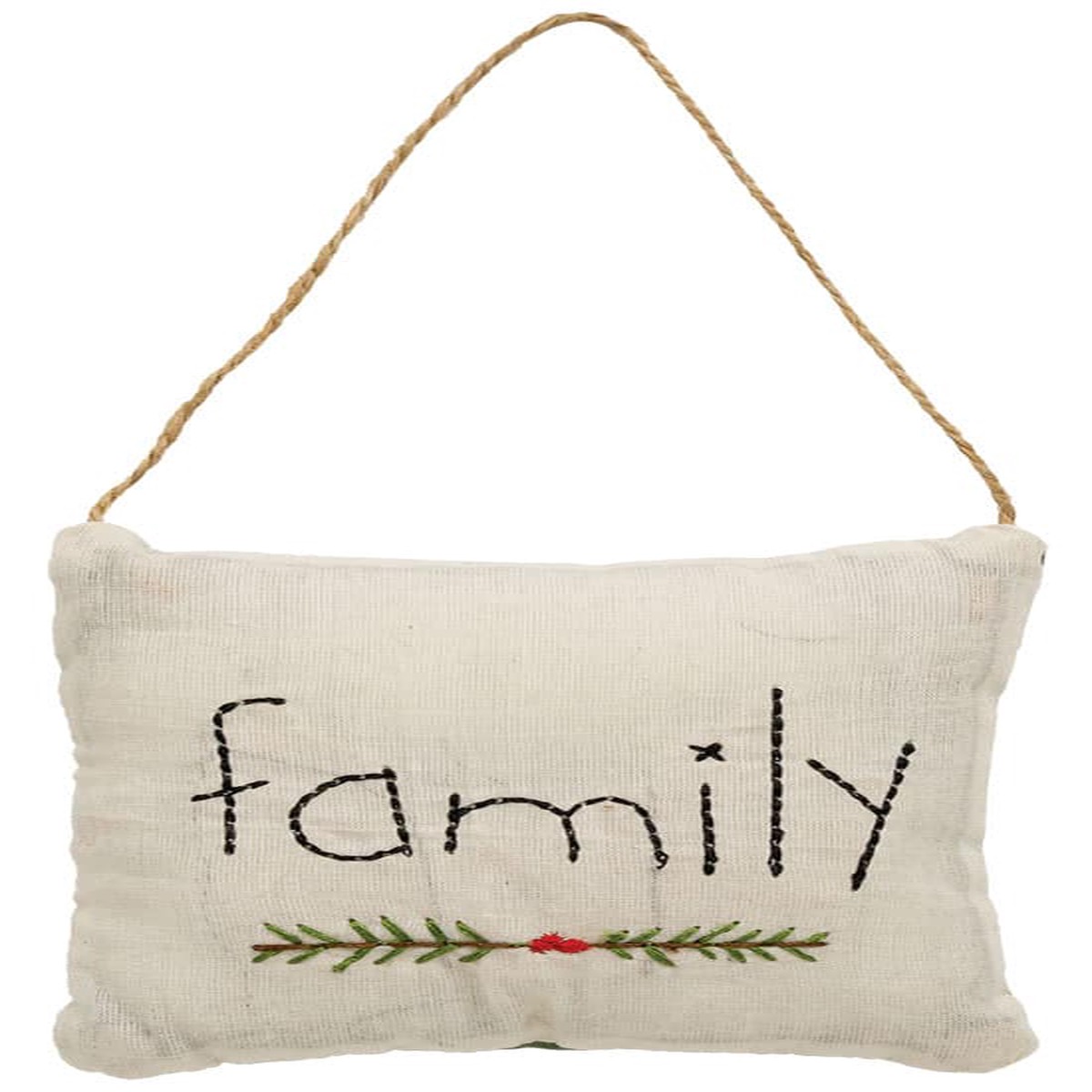 Pillow Ornament: Family
