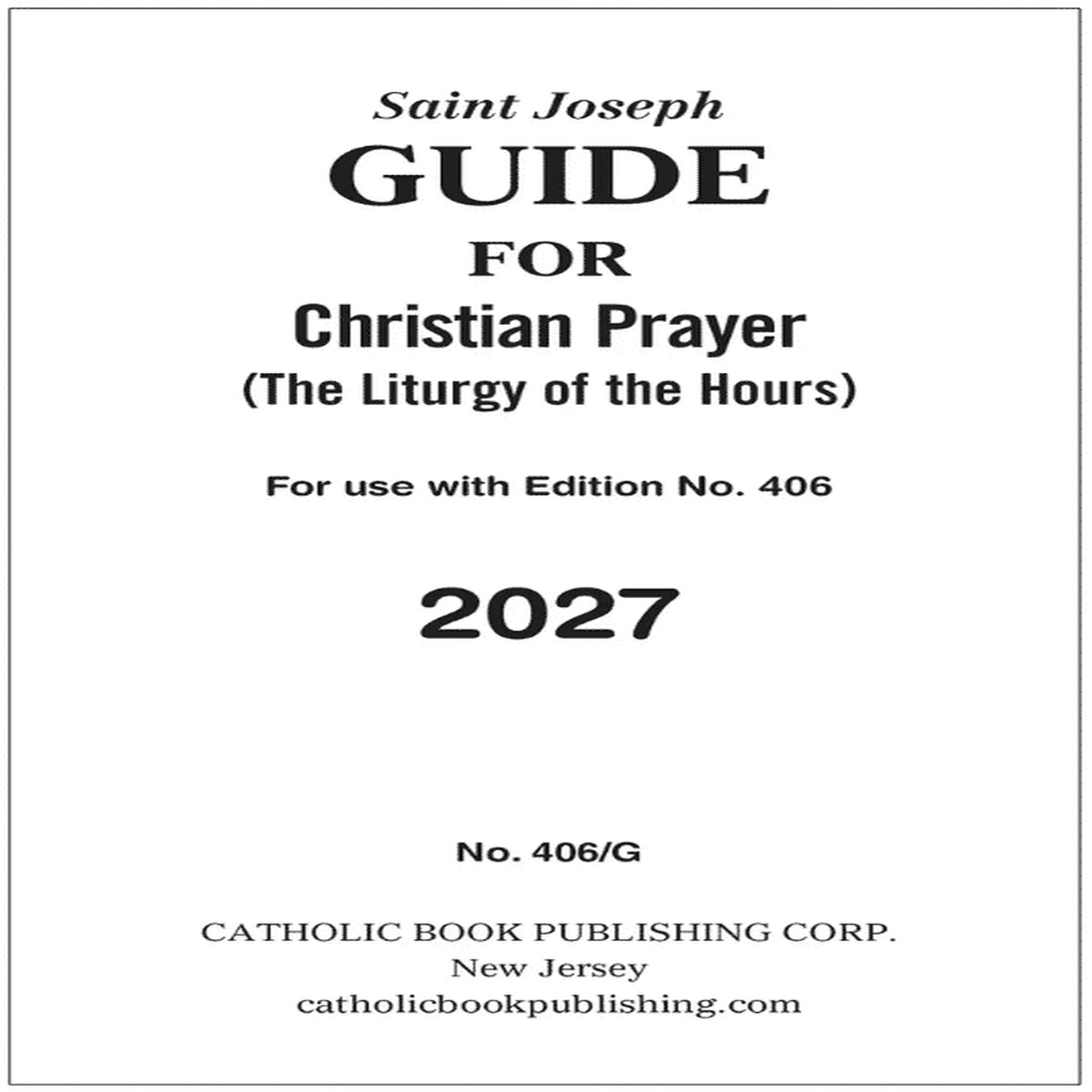 2027 Christian Prayer Guide