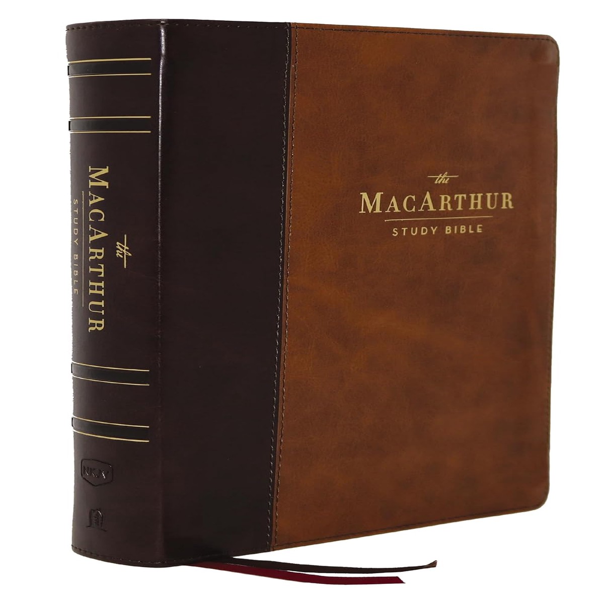 NKJV MacArthur Study Bible (Brown Leathersoft)