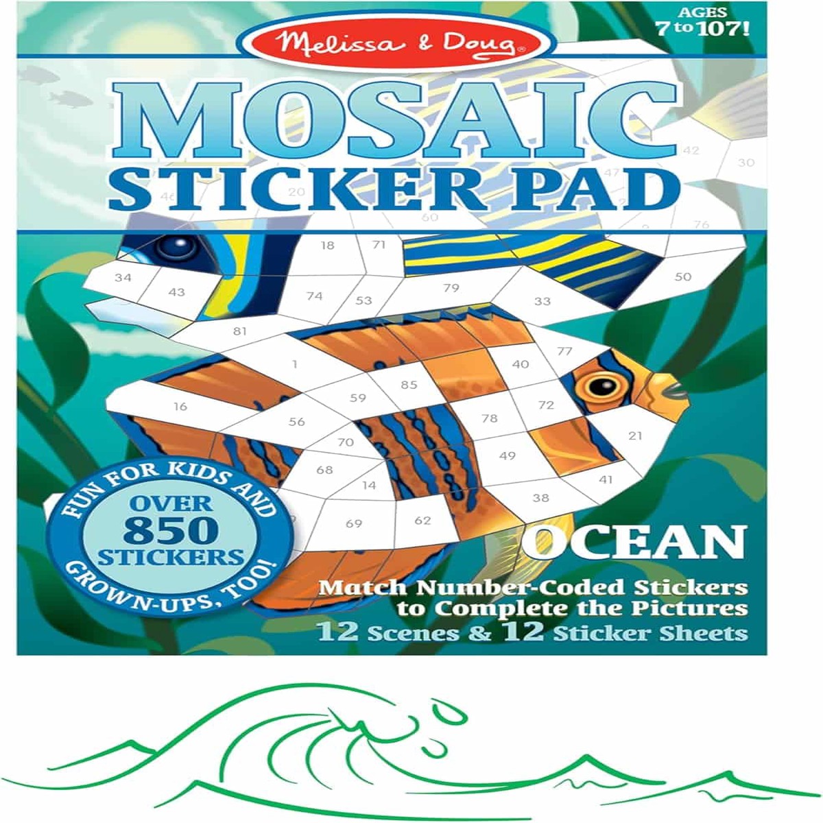 Mosaic Sticker Pad: Ocean