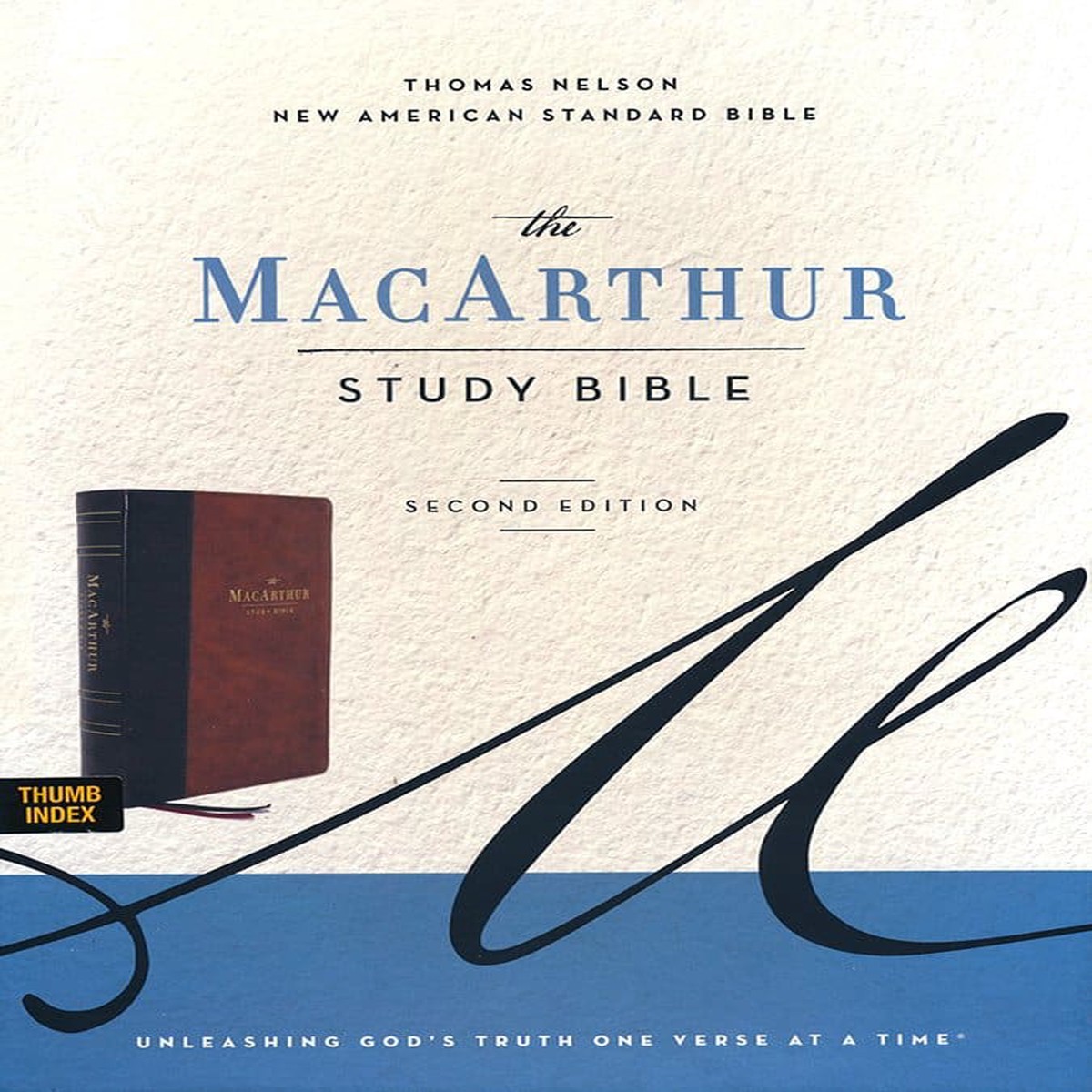 NASB MacArthur Study Bible (Indexed, Brown Leathersoft)