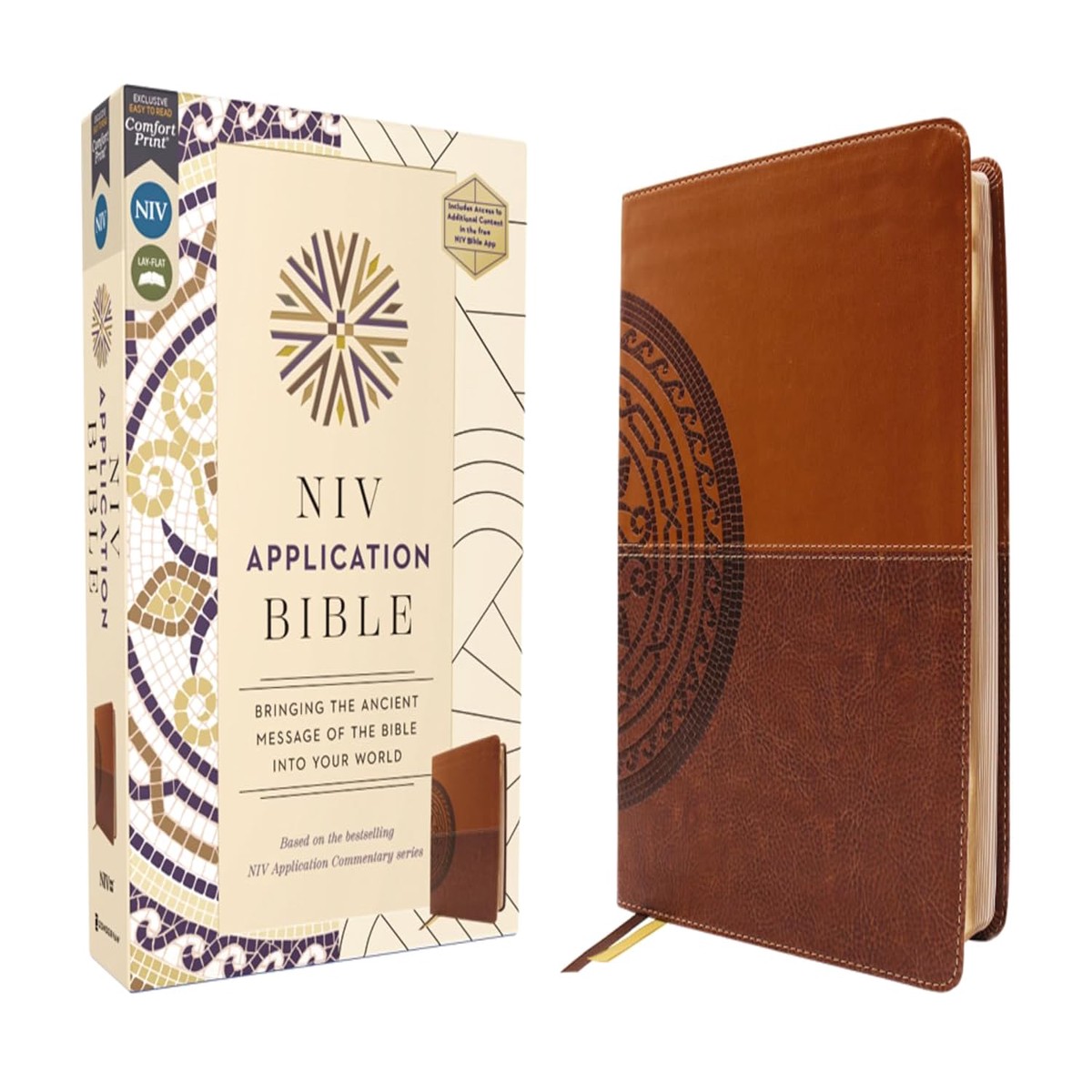 NIV Application Bible (Brown Leathersoft)