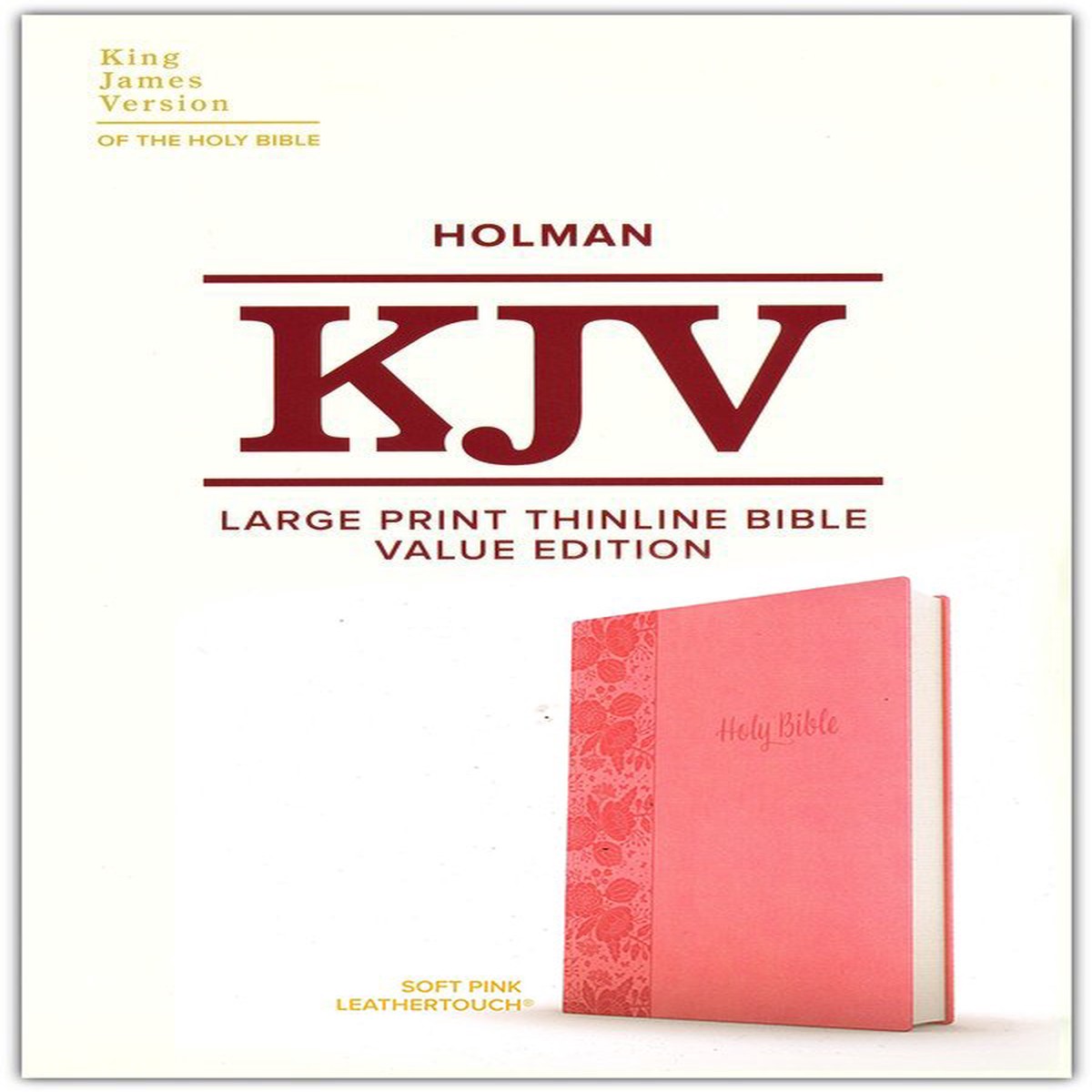 KJV Large Print Thinline Value Bible (Pink)
