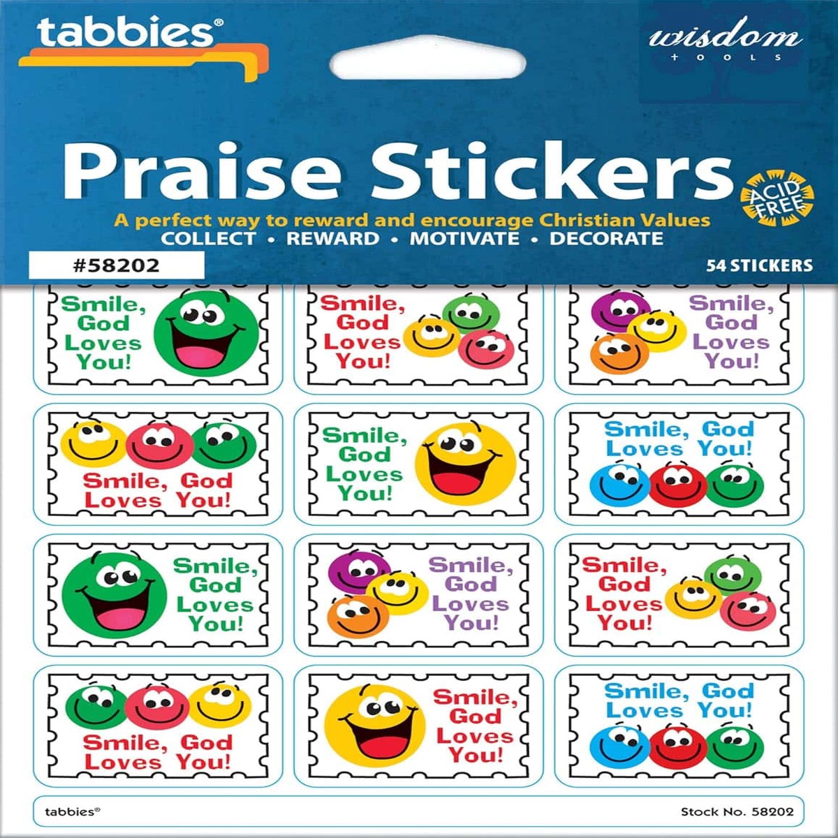 Praise Stickers: Smiley