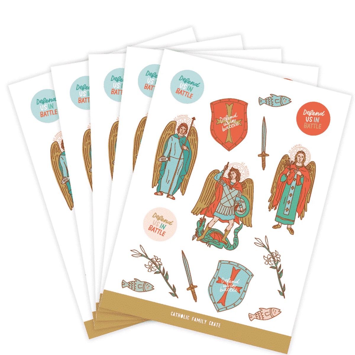 Archangels Sticker Sheet (5 Pack)