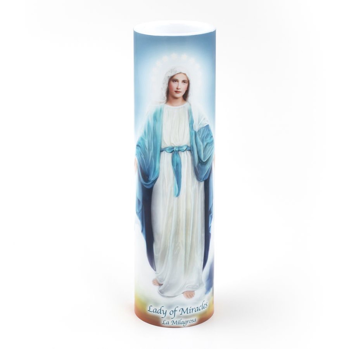 LED Candle: Lady of Miracles