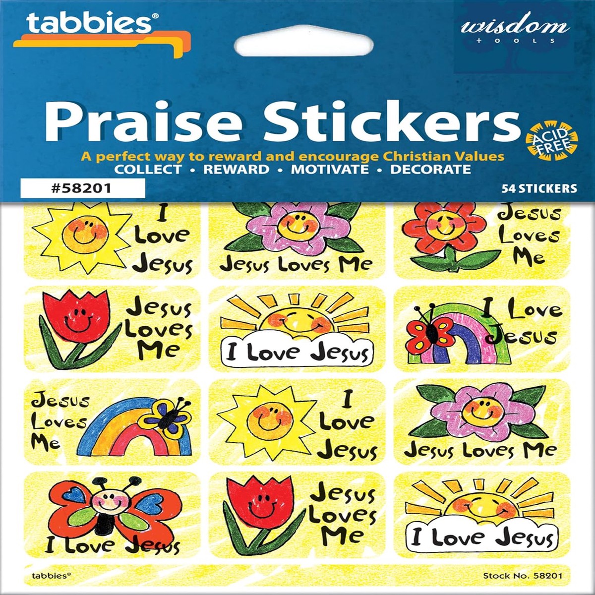 Praise Stickers: I Love Jesus