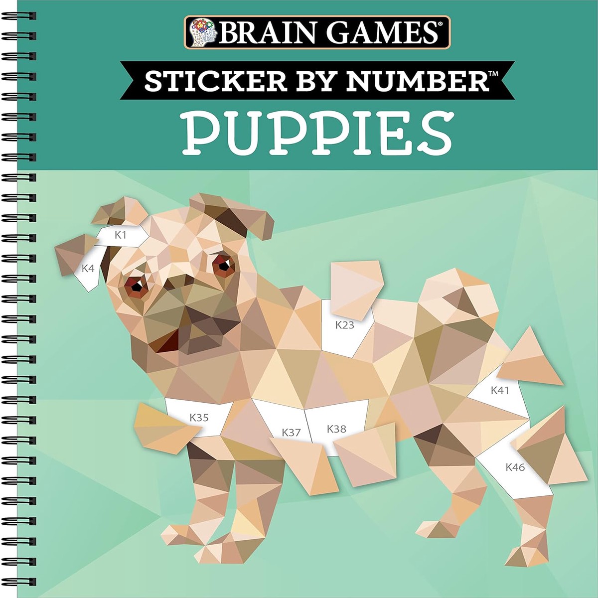 Sticker by Number: Puppies - Various