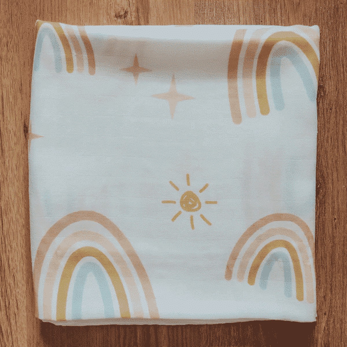 Swaddle Blanket: Rainbow