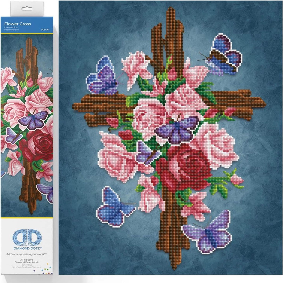 Diamond Dotz: Flower Cross