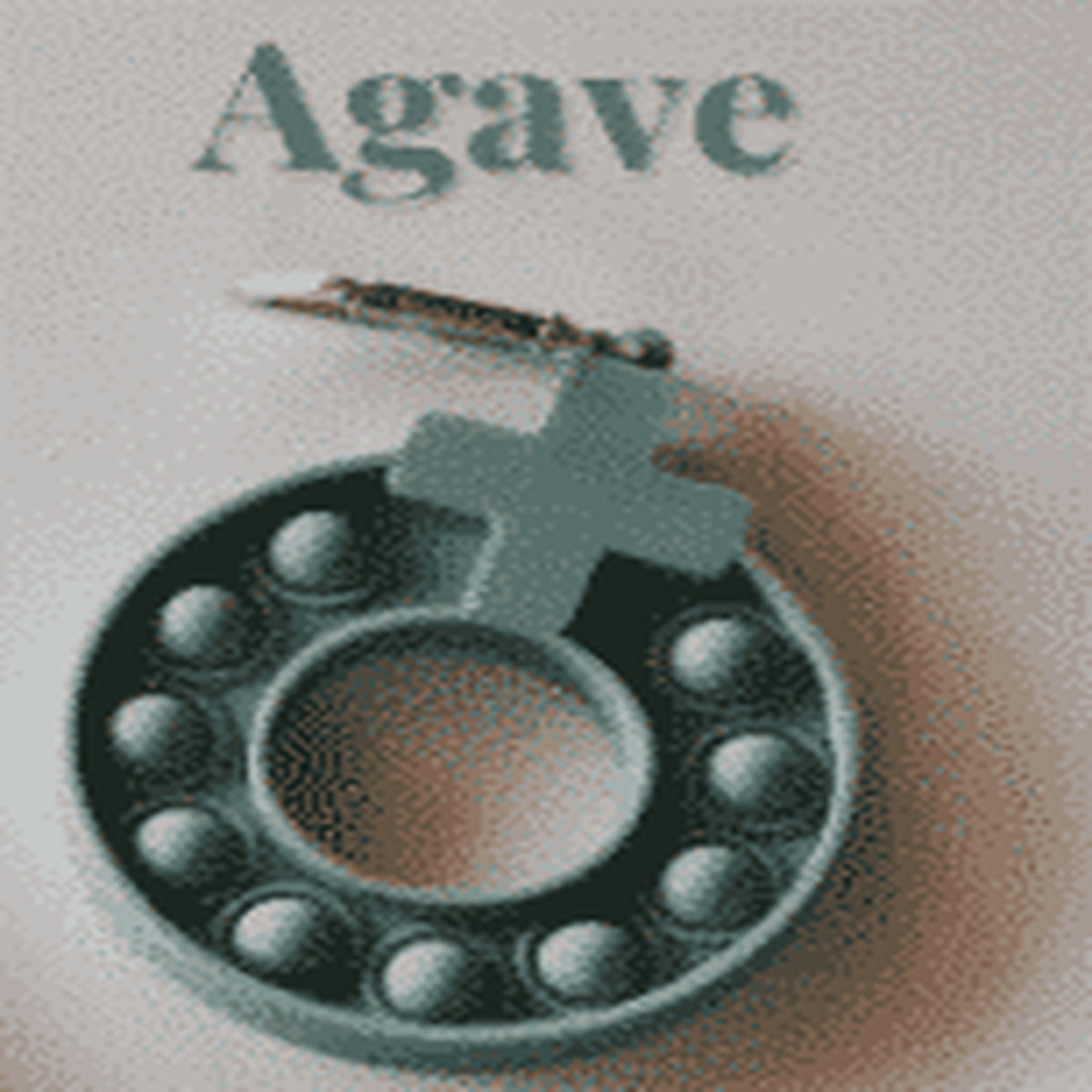 Decade Rosary Pop-It Keychain: Agave
