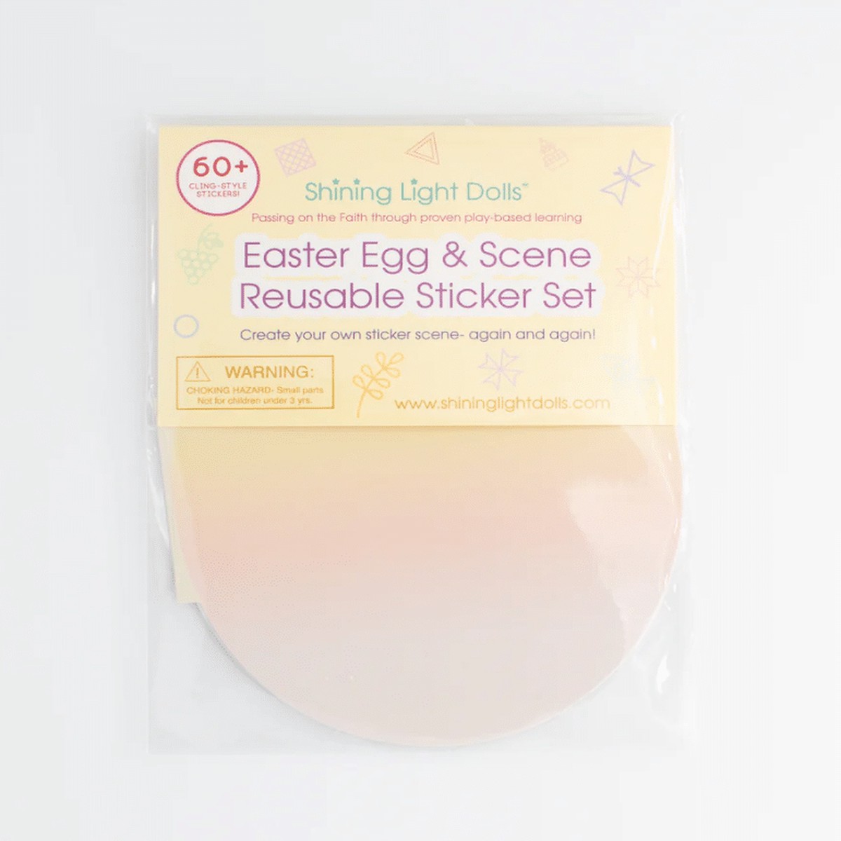 Easter Egg & Scene Reusable Sticker Set