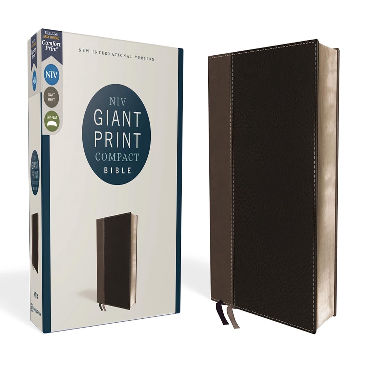 NIV Giant Print Compact Bible (Black)