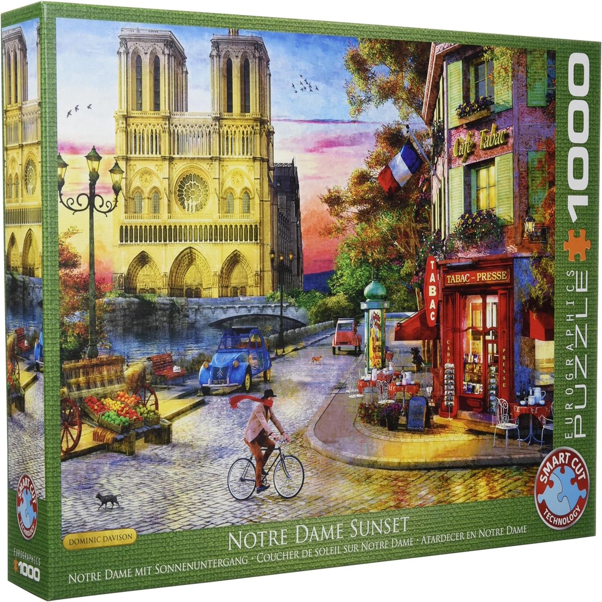 Puzzle: Notre Dame Sunset (1,000 PC)