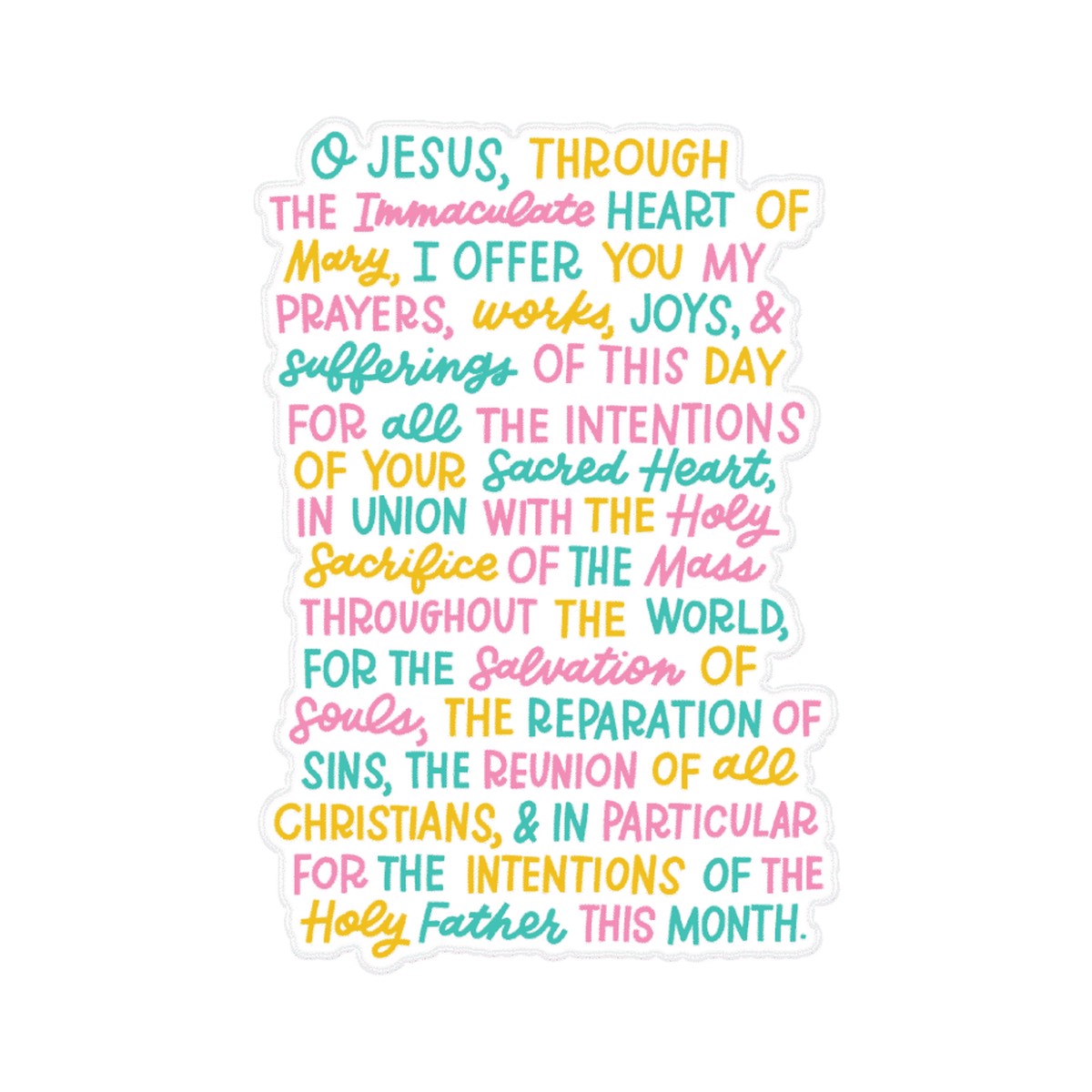 Window Cling: Morning Offering