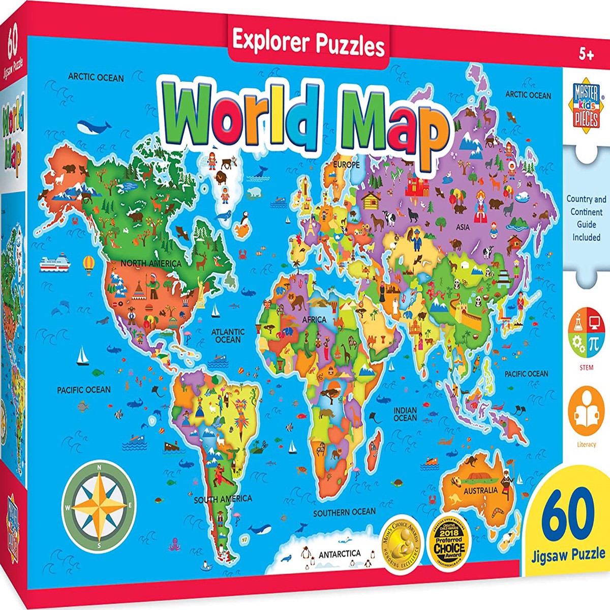 Puzzle: World Map (60 PC)