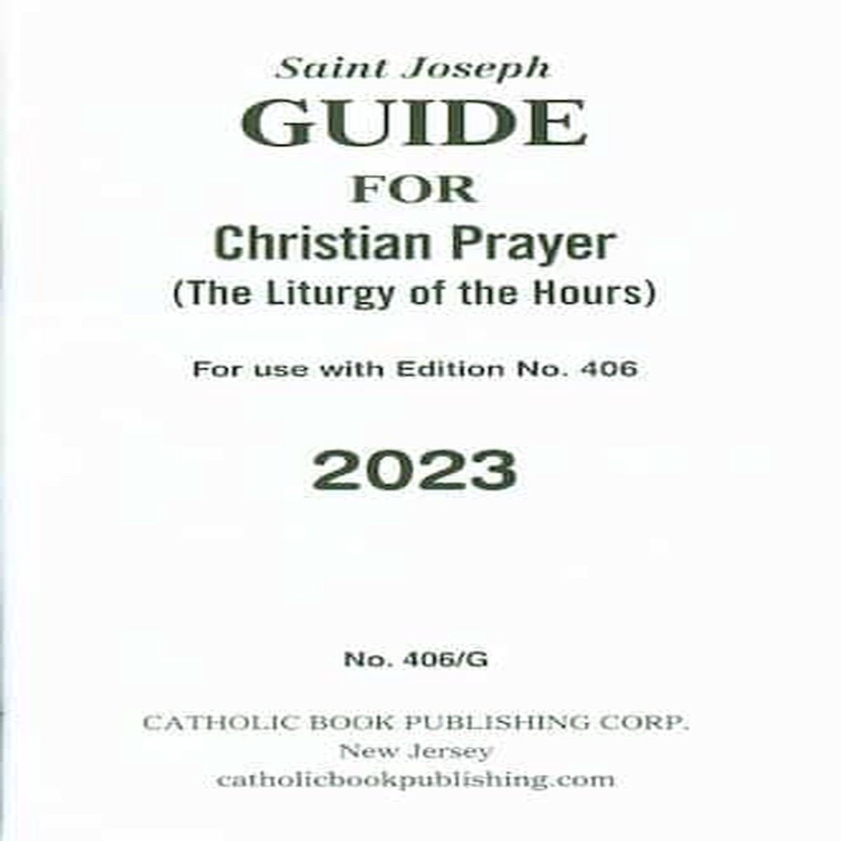 2023 Christian Prayer Guide - Catholic Book Publishing