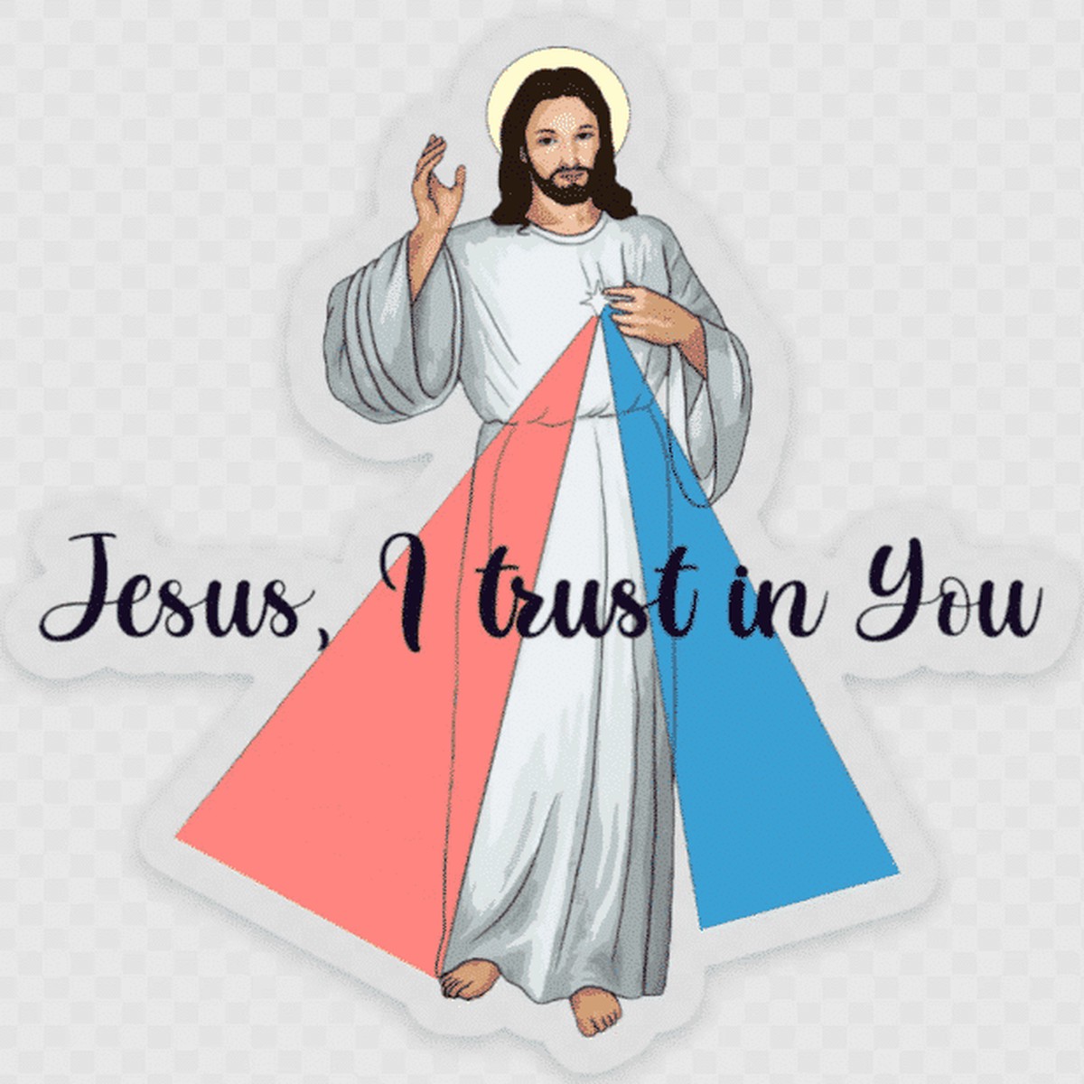 Vinyl Decal: Divine Mercy (3)
