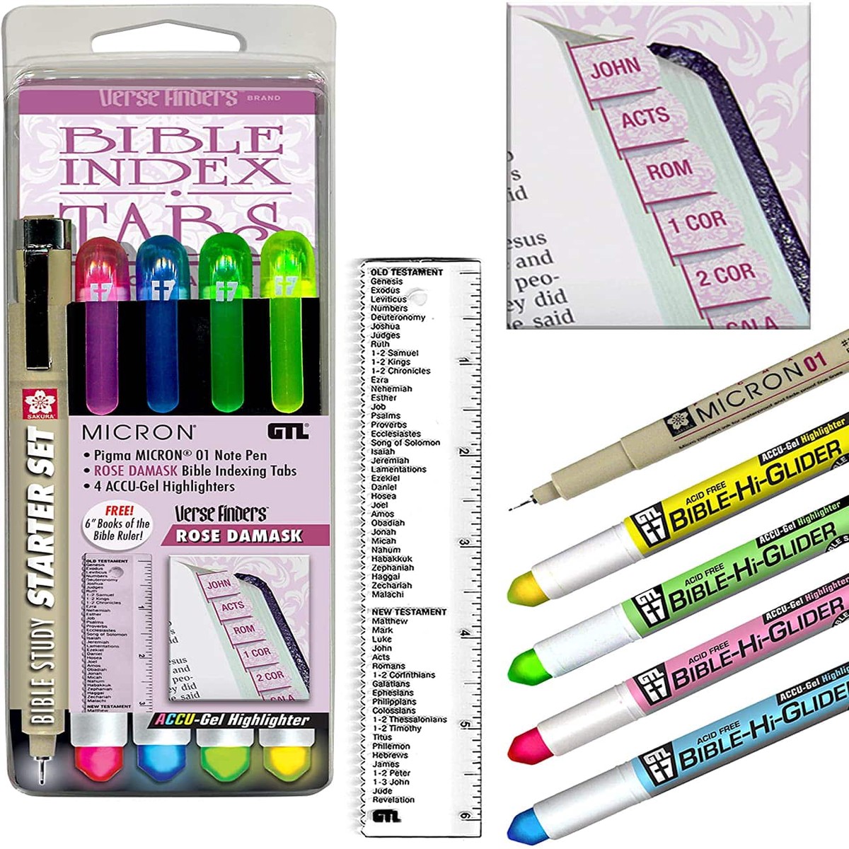 Study Starter Set: Damask Rose