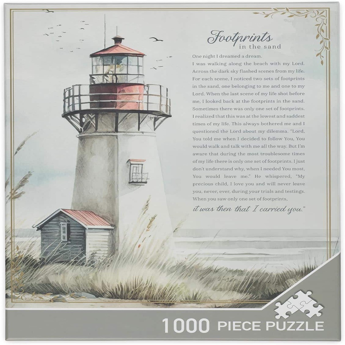 Puzzle: Lighthouse Footprints (1000 PC)